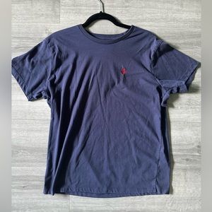 Men’s Polo Ralph Lauren Navy Blue/Red Tee Shirt